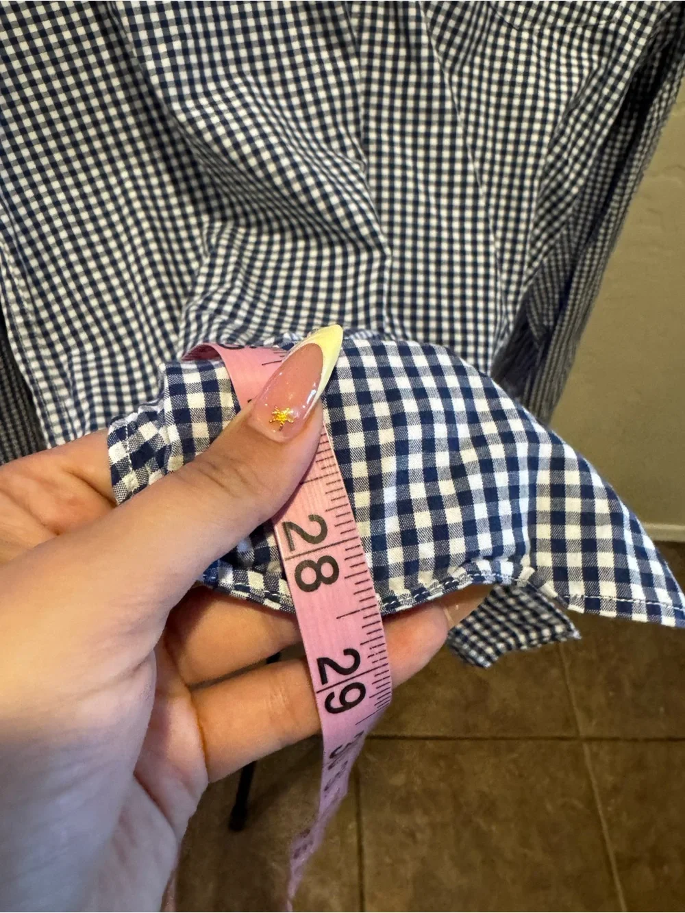 J. Crew lightweight gingham